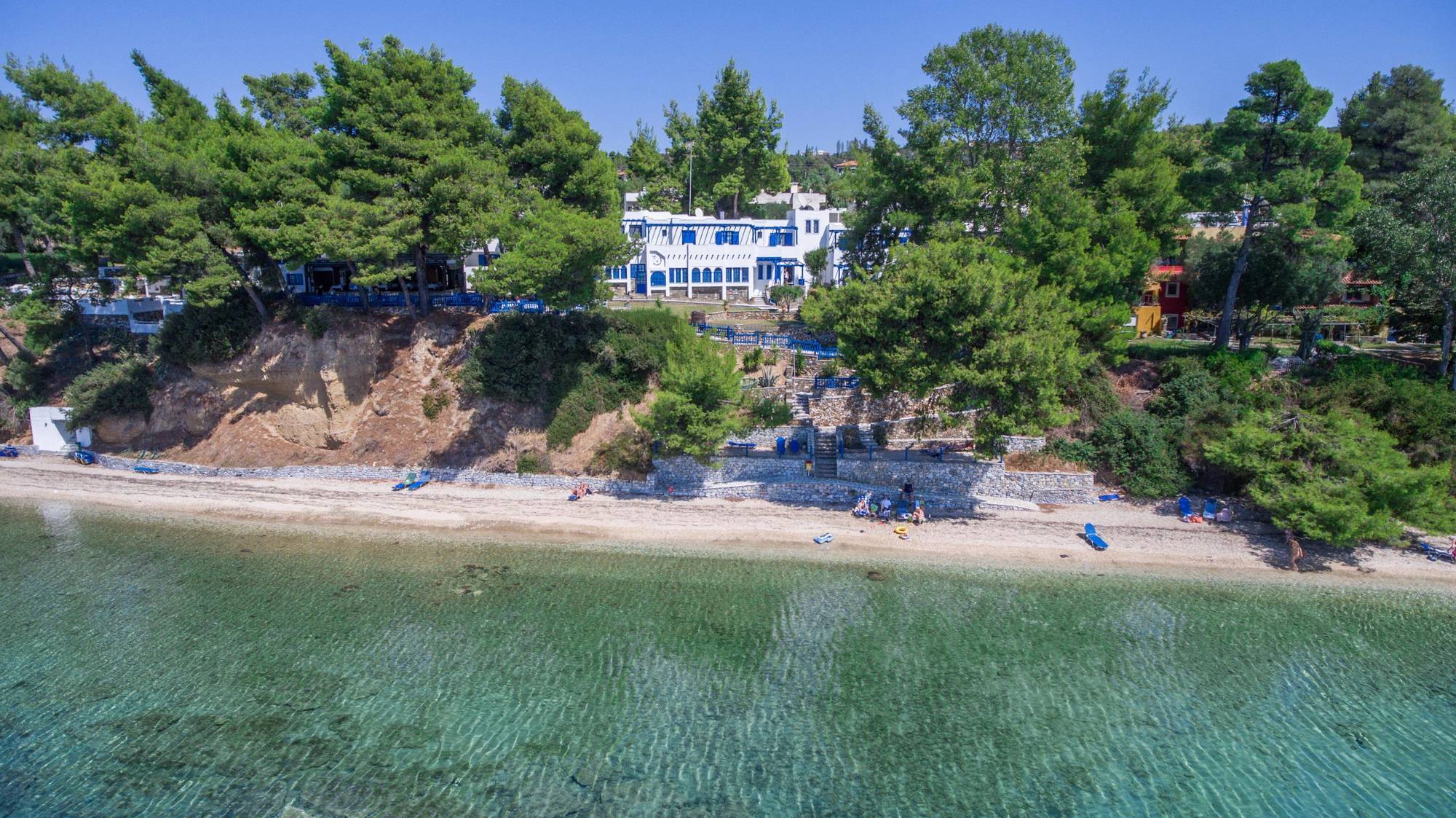 Virginia Hotel Sithonia Bagian luar foto